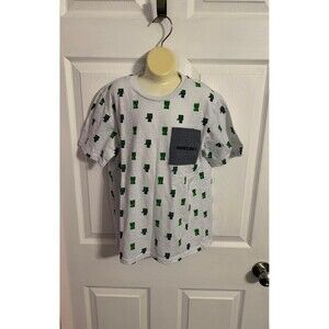 Mojang Minecraft t-shirt Size L 10/12